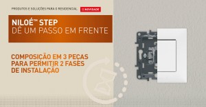 Niloé Step, interruptores, comutadores, tomadas...  composição em 3 peças