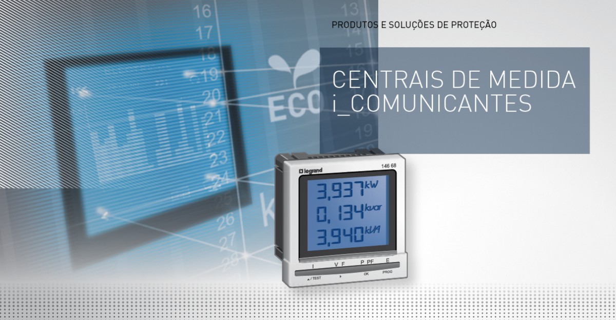 Centrais de medida e contadores de energia