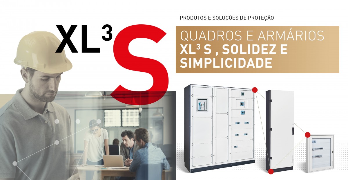 Quadros e armários XL³ S, solidez e simplicidade