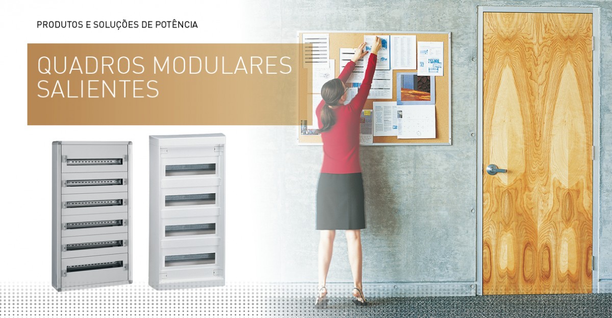 Quadros modulares salientes