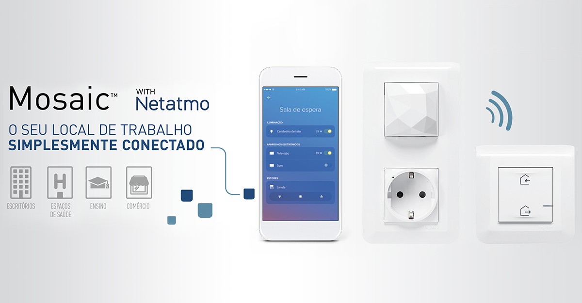 Mosaic With Netatmo: soluções conectadas
