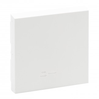 Tecla simples com visor - Branco