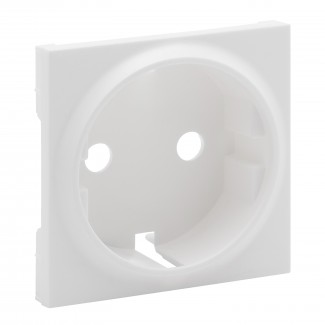 Centro para Tomada 2P+T Schuko - Branco