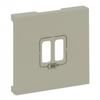Centro para carregador 2 x USB-A - Areia