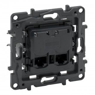 Tomada RJ 45, Cat. 6 com 2 saÃ­das UTP