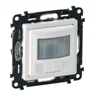 Detetor de movimentos 250 W, sem neutro, com derrogação manual, Branco