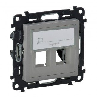Adaptador para 2 x Keystone, Alumínio
