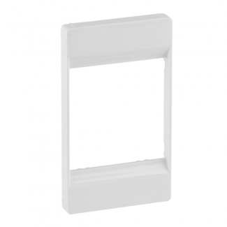 Quadro/adaptador para tomadas duplas, Branco