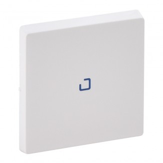 Tecla simples com visor, Branco