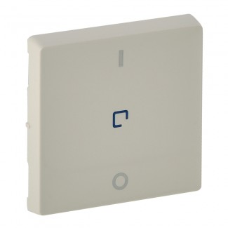 Tecla para interruptor bipolar com sinalização - Creme